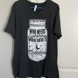 V-Neck Moonshine Tee Shirt